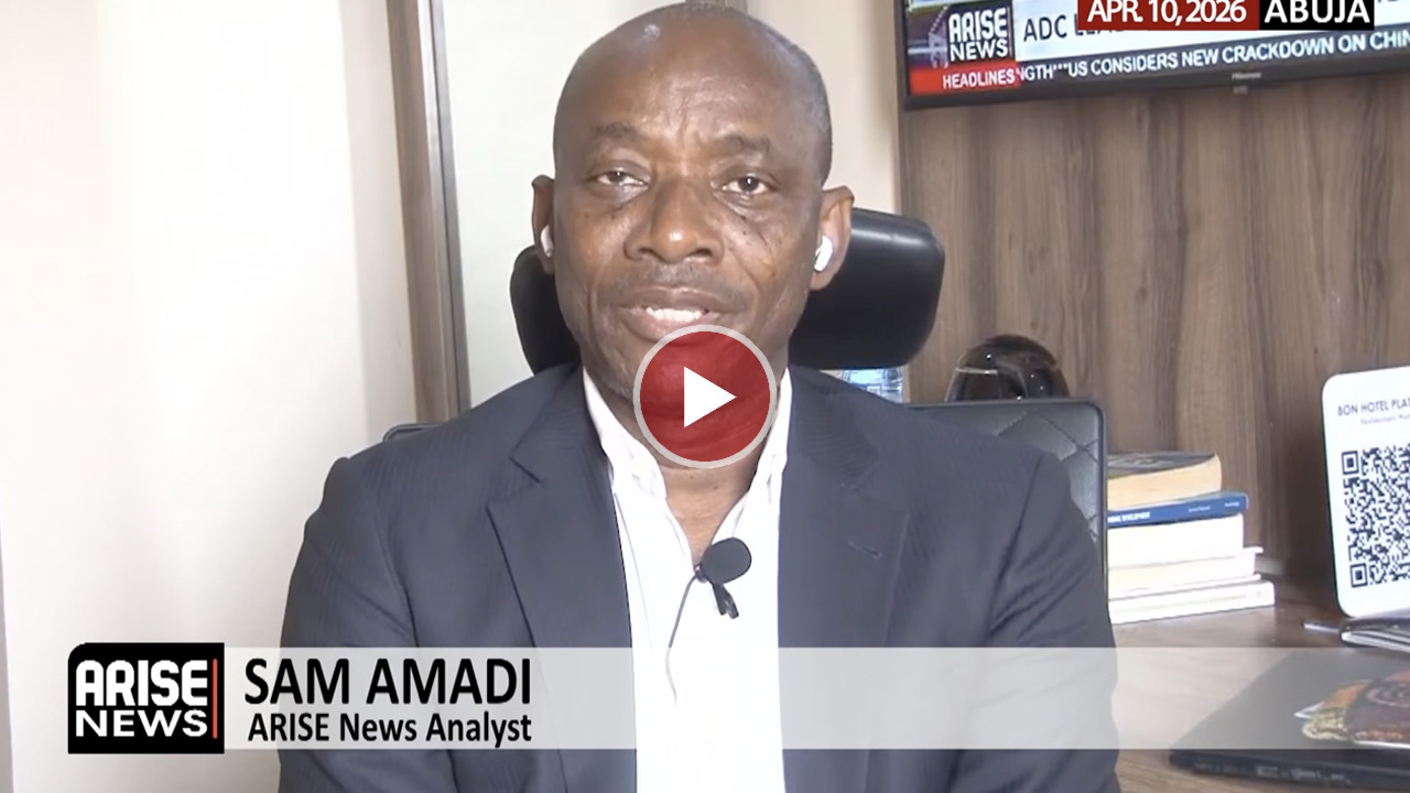 Sam Amadi discussing political party crises