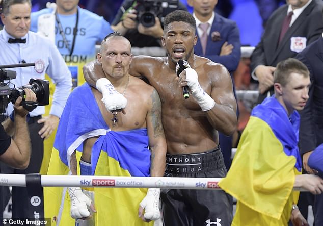 Oleksandr Usyk supports Anthony Joshua's return to boxing