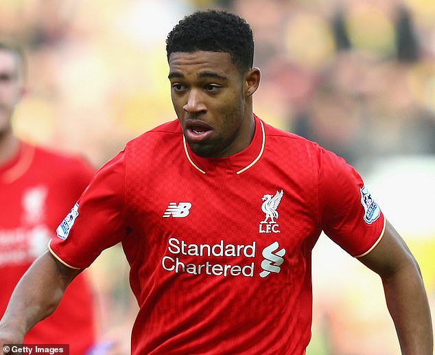 Footballer Jordan Ibe at Luton Airport where he was arrested for alleged assault.