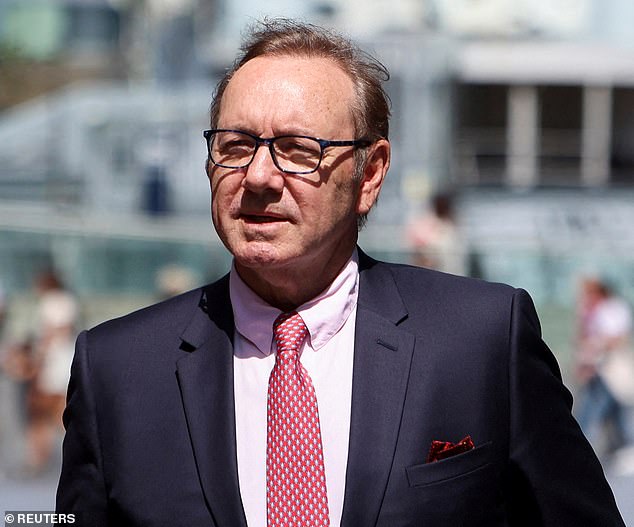 Kevin Spacey in a recent appearance amid ongoing allegations of sexual abuse