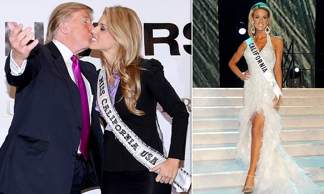 Carrie Prejean Boller speaking during a hearing