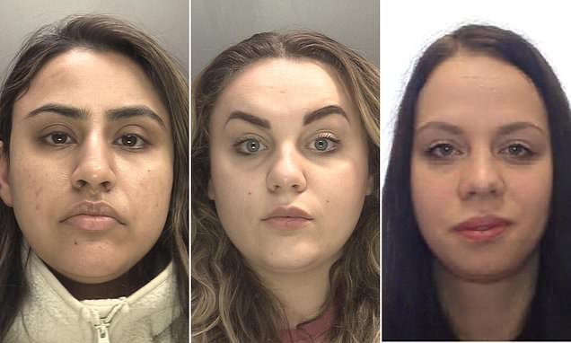 Members of the all-female gang involved in cocaine trafficking