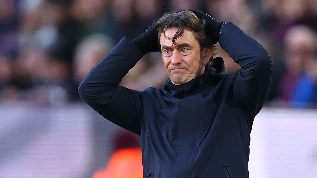 Thomas Frank during his tenure as Tottenham Hotspur head coach