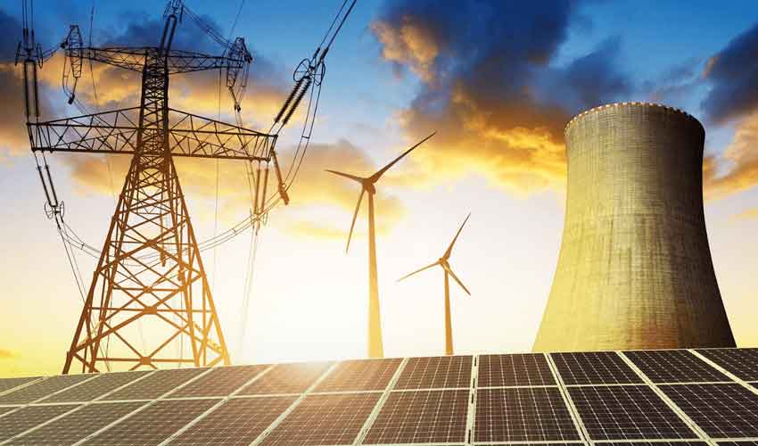 A symbolic image representing global energy crisis with a globe and oil barrels.