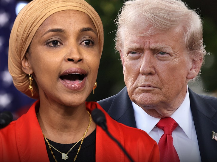Ilhan Omar speaking critically about Trump