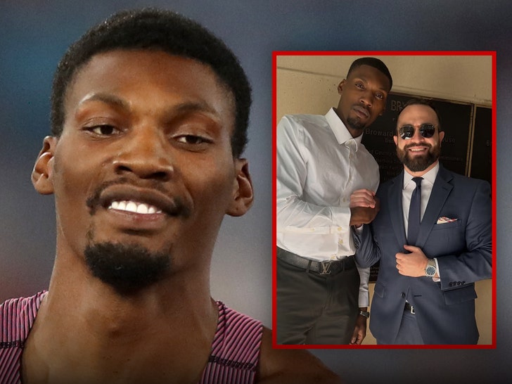 Fred Kerley in court after battery charge dropped