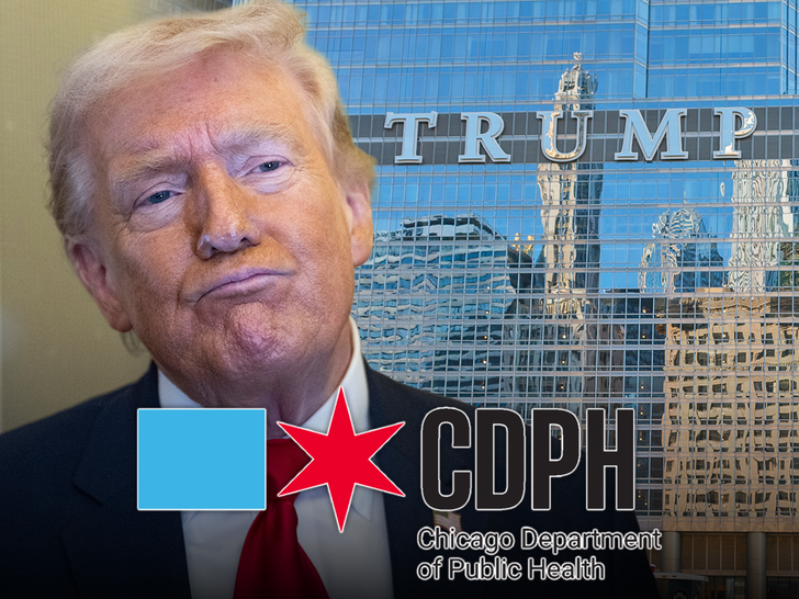 Interior of Trump International Hotel & Tower in Chicago showing areas inspected related to cleanliness.