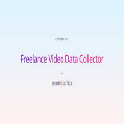 Freelance Video Data Contributor