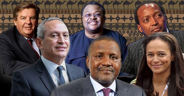 Aliko Dangote, Africa’s richest person, at an event