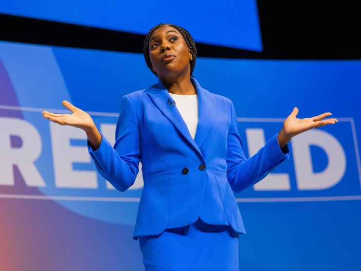 Kemi Badenoch, leader of the UK's Conservative Party.