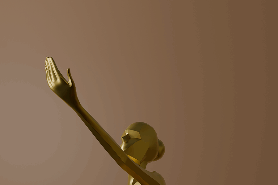 Meta4's Lady Flora figurine representing IWD 2026 theme 'Give to Gain'