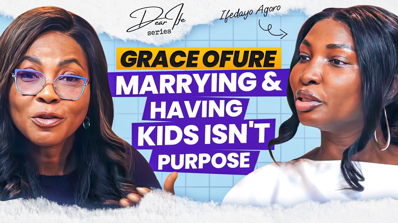 Grace Ofure speaking during the Dear Ife series episode