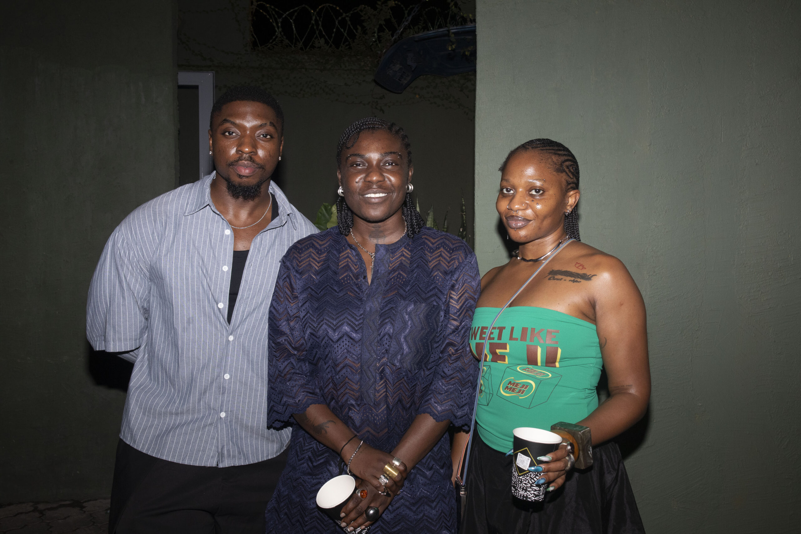 Guests enjoying the communal dinner at the event organized by Oriki 11