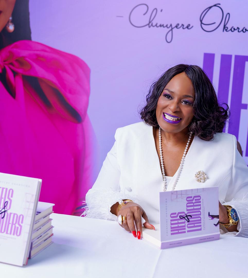 Event attendees at the launch of Heels & Ladders