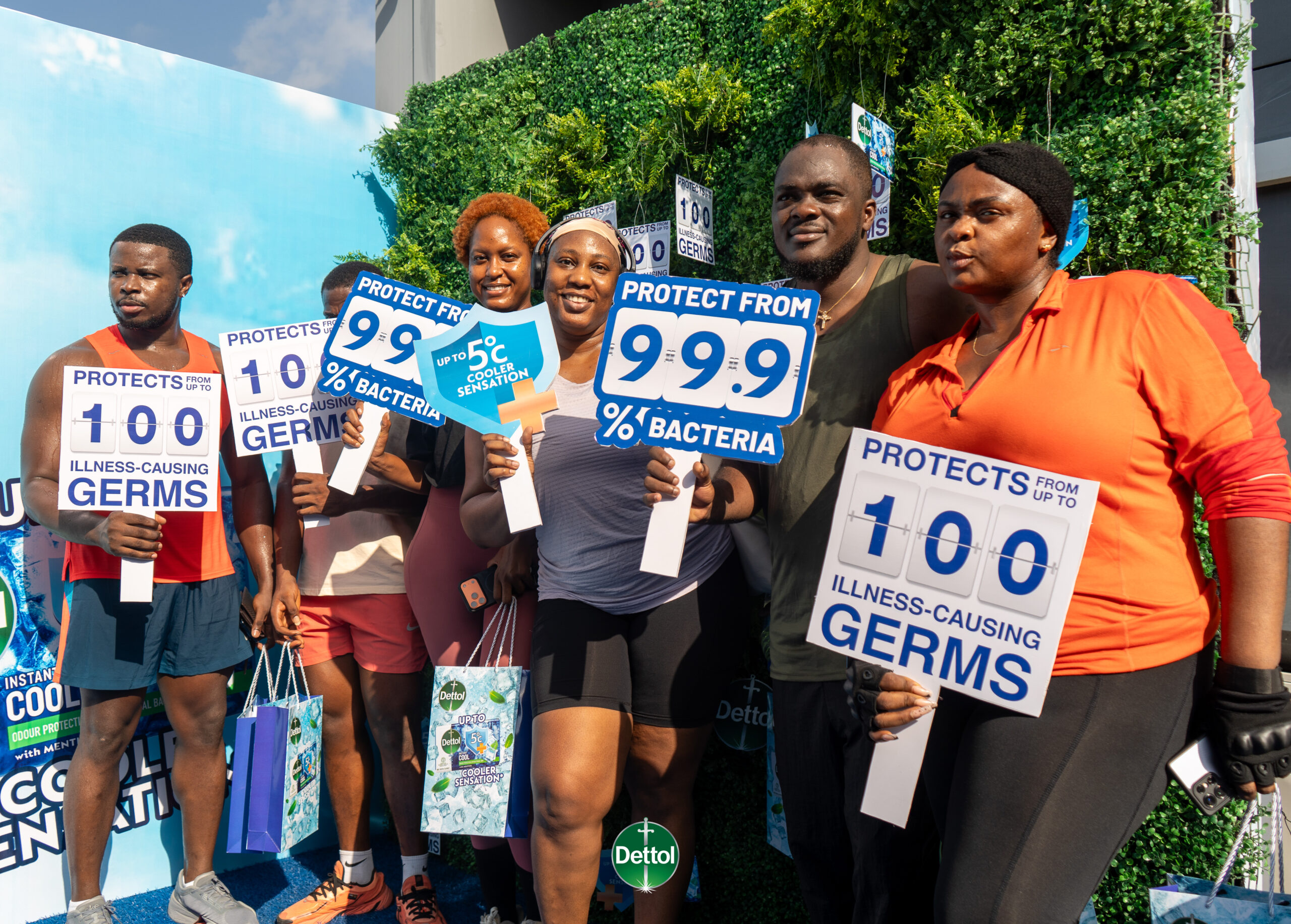 Dettol Cool soap showcased at the #OwnTheSweat2.0 launch event