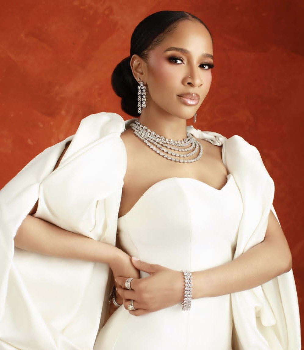 Adesua Etomi in a promotional image for Secrets of the Multiverse