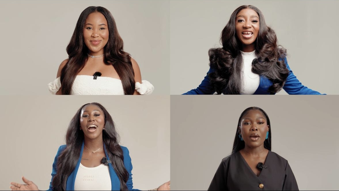 Women creators featured in the Nightangle Agency campaign for International Women’s Day 2026.