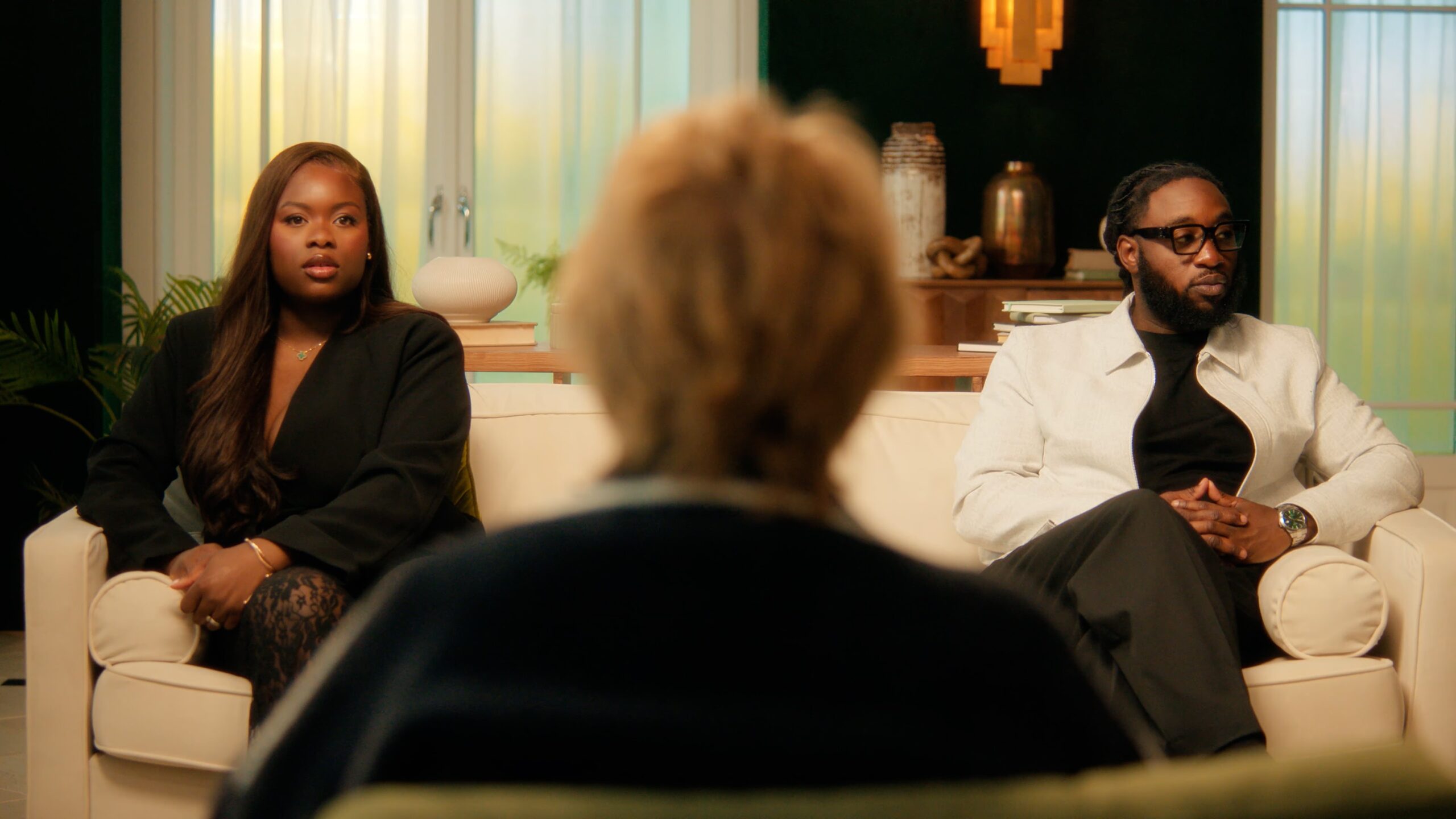 Promotional image for 'Blue Therapy' showing the show's title