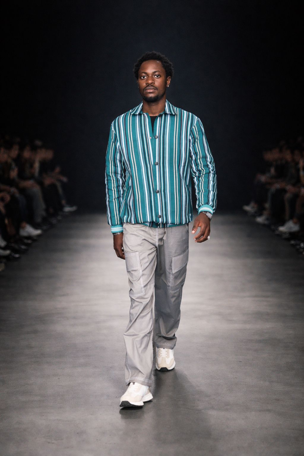 ARIKÉ runway showcasing modern African menswear designs