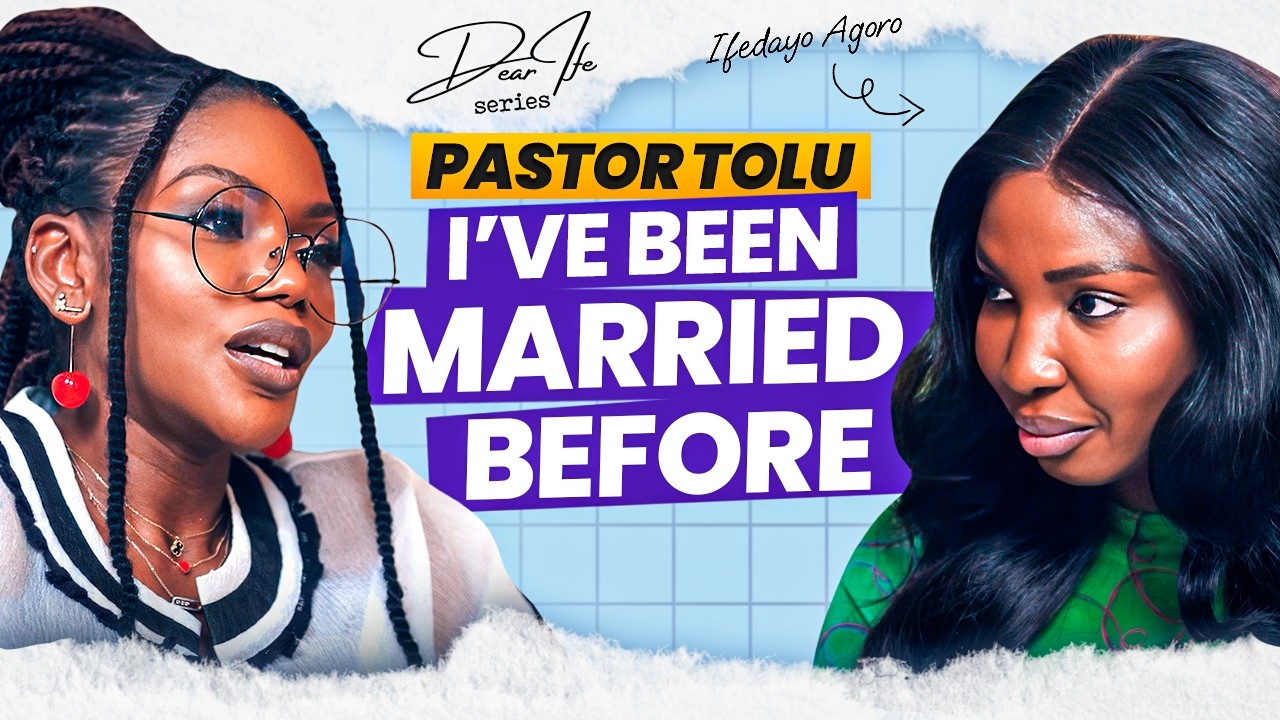 Pastor Tolu Odukoya speaking during an interview segment on the Dear Ife series.