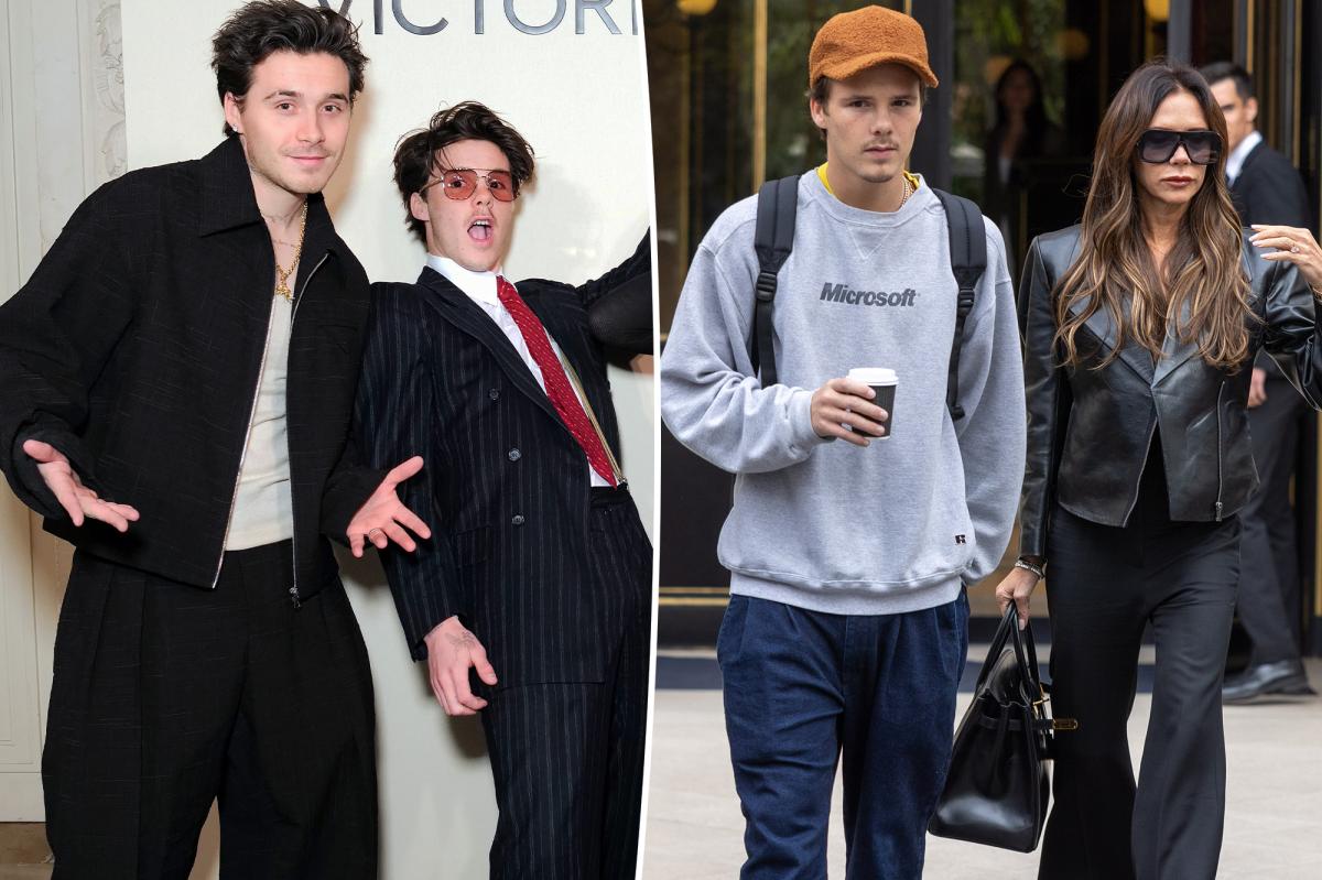 Cruz Beckham performing on stage