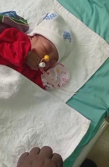 Mr. Okorom Ifeanyi speaking about the abandoned baby he rescued