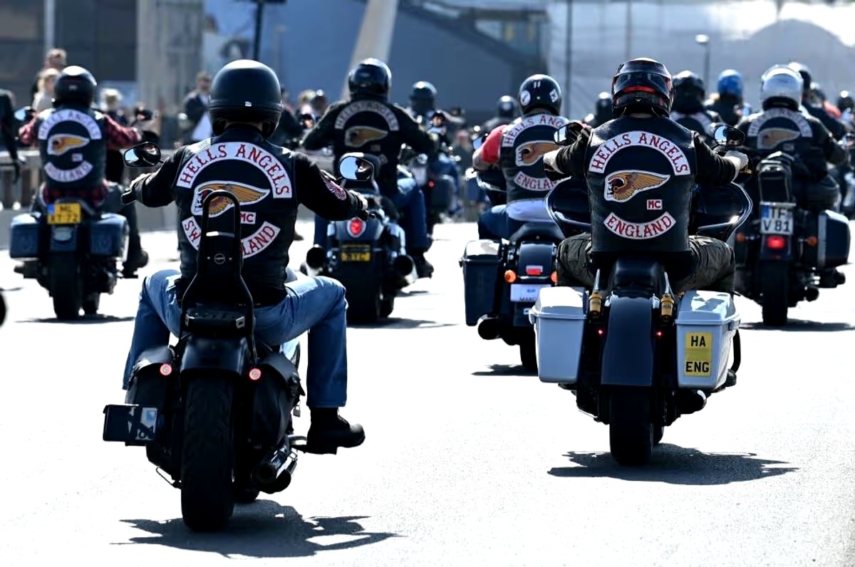 Police image related to sex trafficking case involving a Hells Angels member