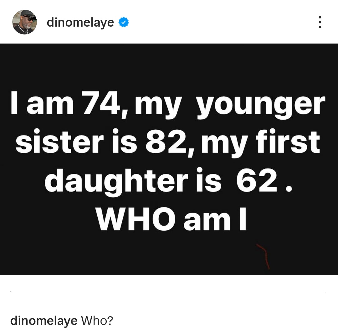 Screenshot of Dino Melaye's Instagram post containing the riddle