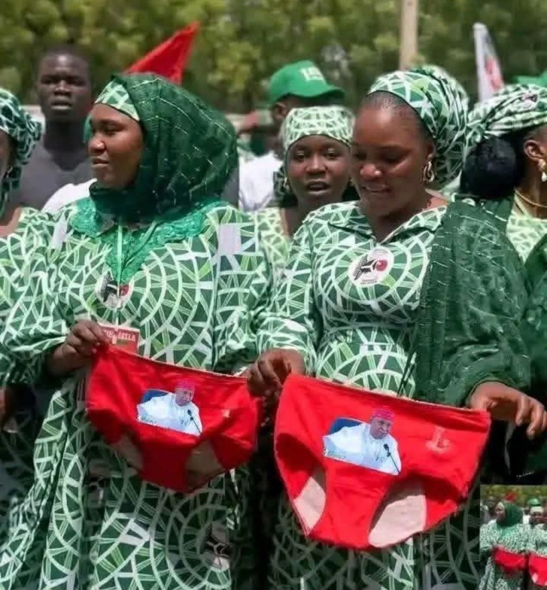 Branded panties with Governor Abba Kabir Yusuf's face distributed in Kano.