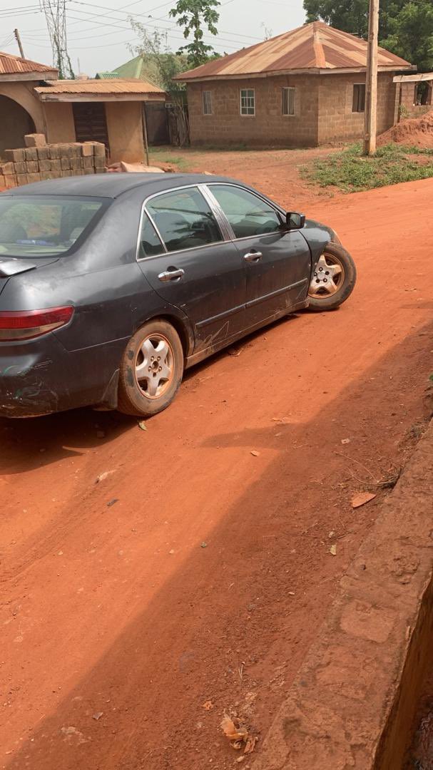 A Nigerian doctor shares a photo of his car after 10 years of practice.