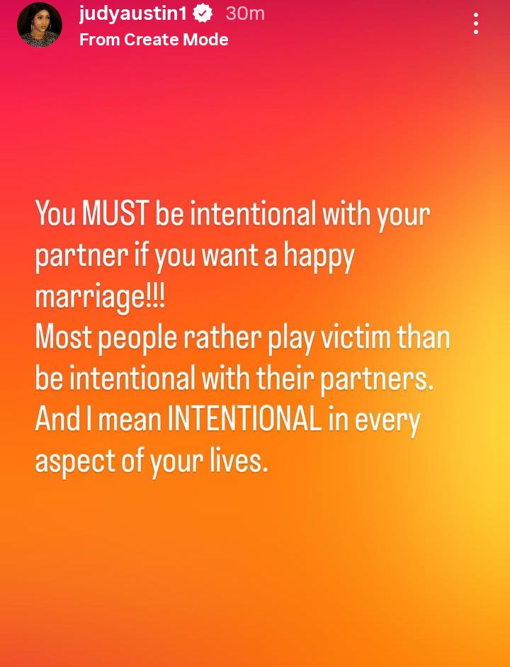 Judy Austin discussing marital intentions