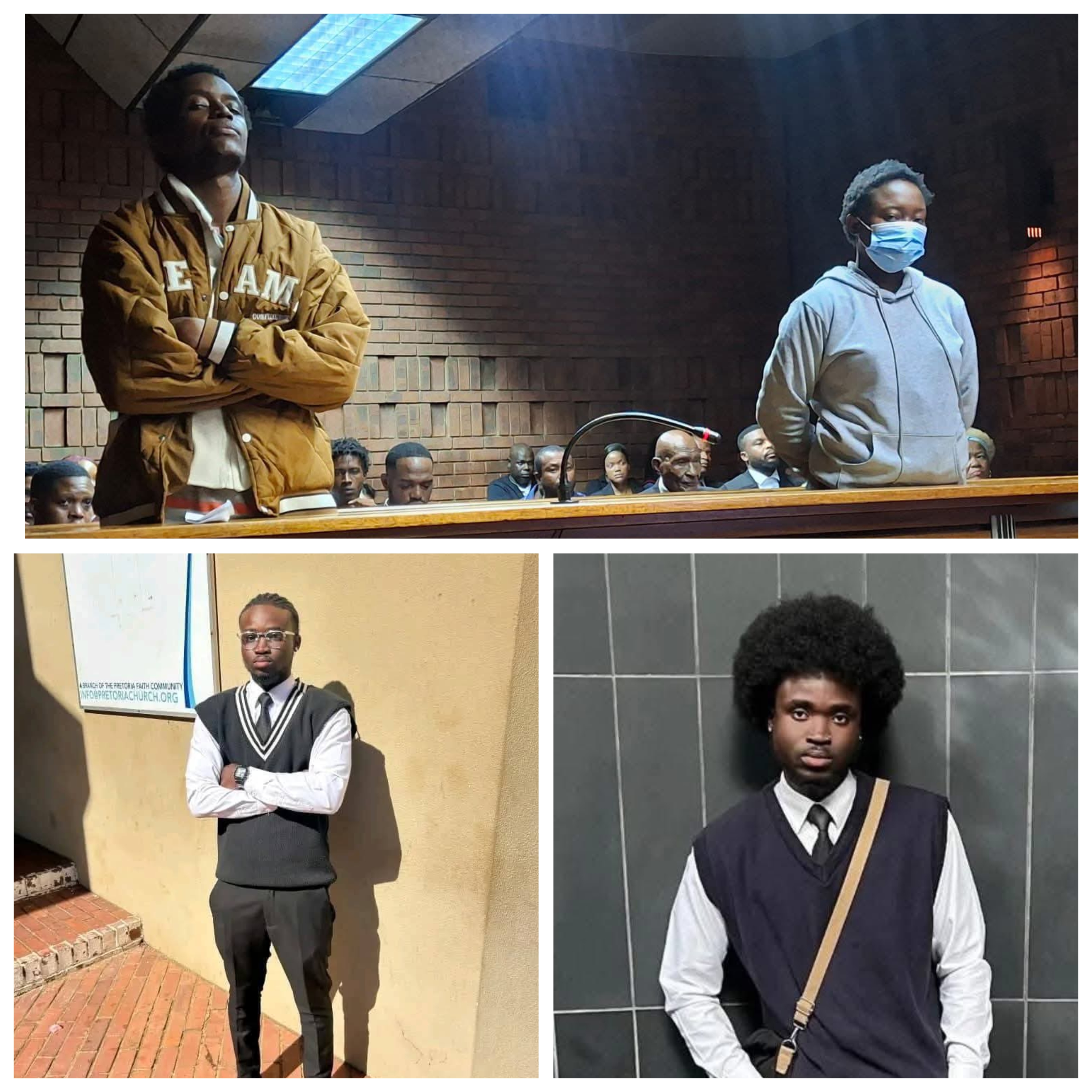 A mugshot of Tumishang Mabutla and Ofentse Senwamadi involved in the Nigerian e-hailing driver murder case.