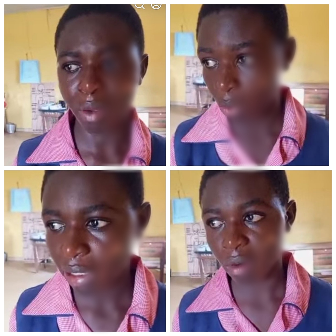 Prof. Ngozi Chuma-Udeh addressing the public regarding the prosecution of the accused child torturer.