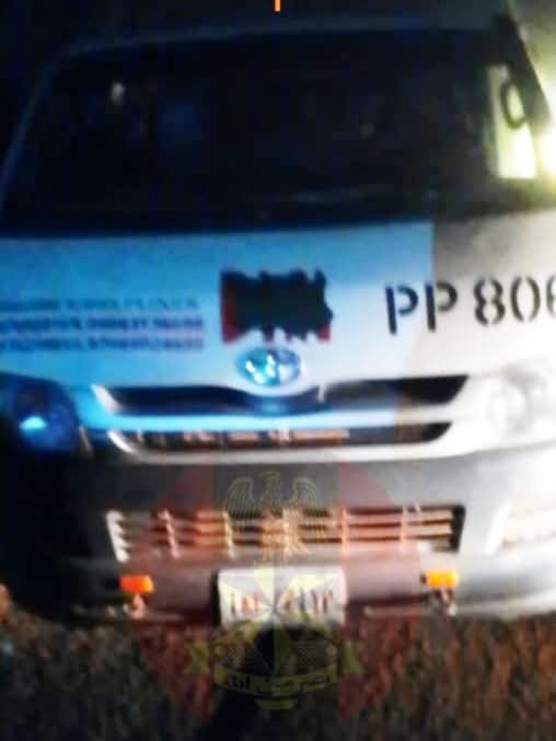 Troops patrolling the Enugu-Otukpo Road area