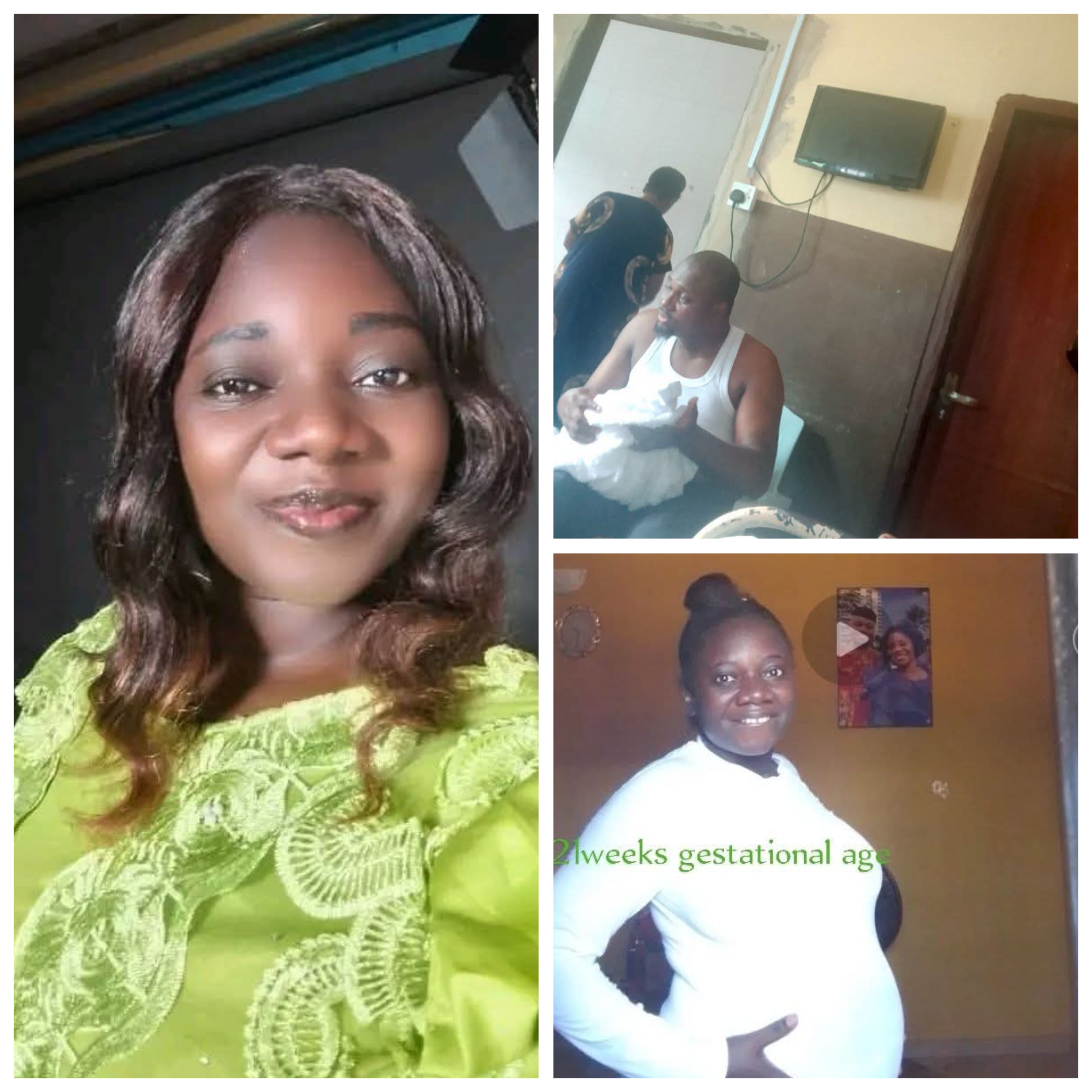 Francisca Ezinne Nwaigwe Uchegbu with her newborn son