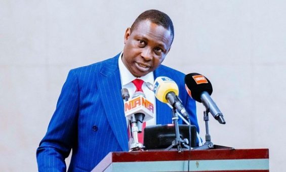 EFCC Chairman Ola Olukoyede speaking at a legal event in Abuja