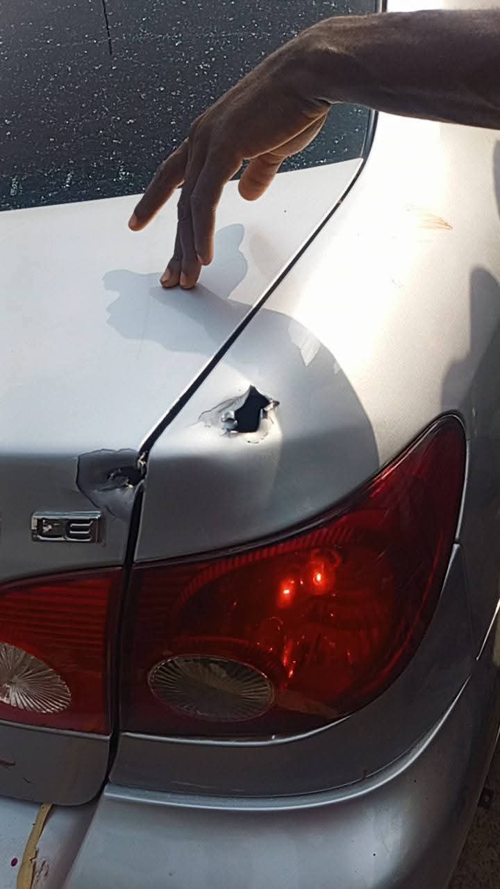 Rifle recovered by police after the robbery