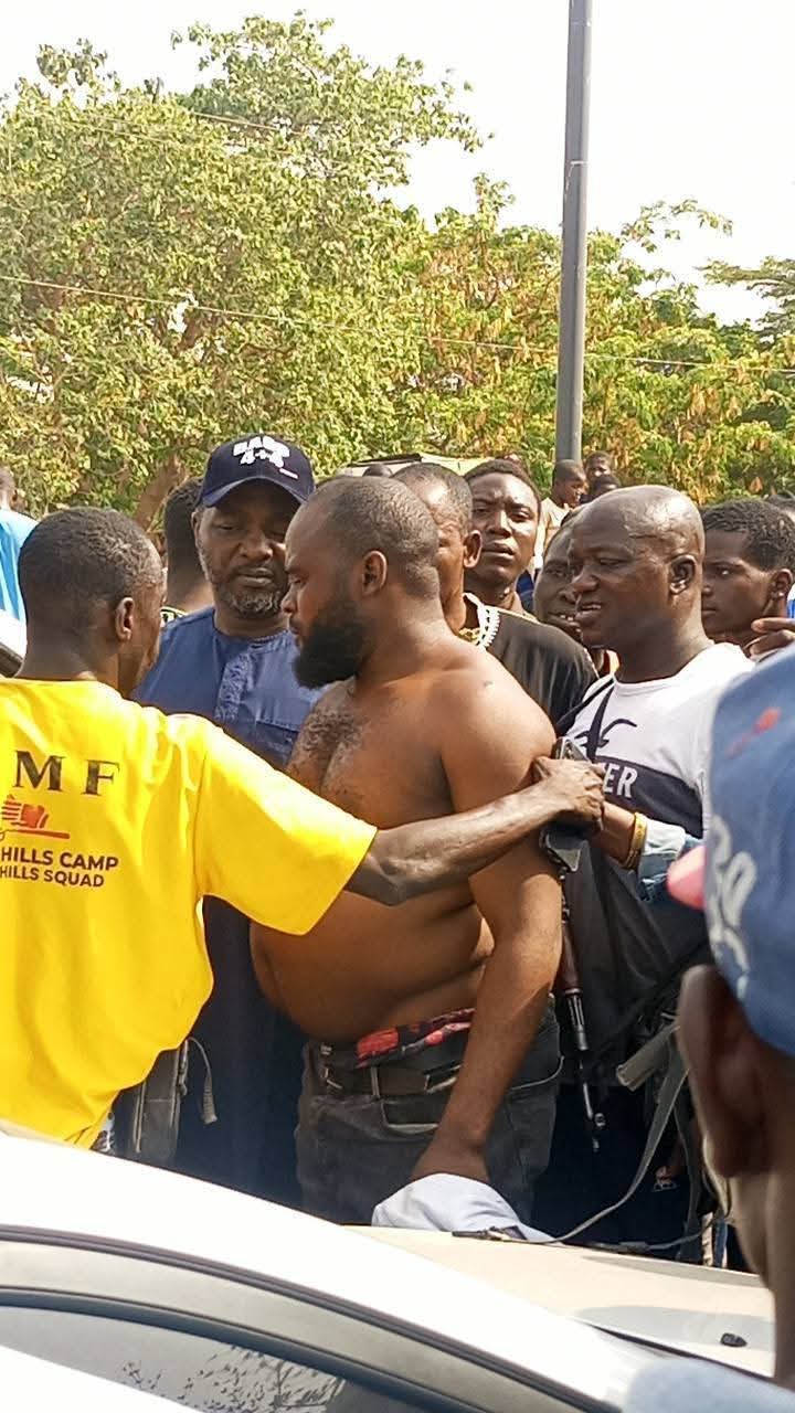 Police investigation following the robbery