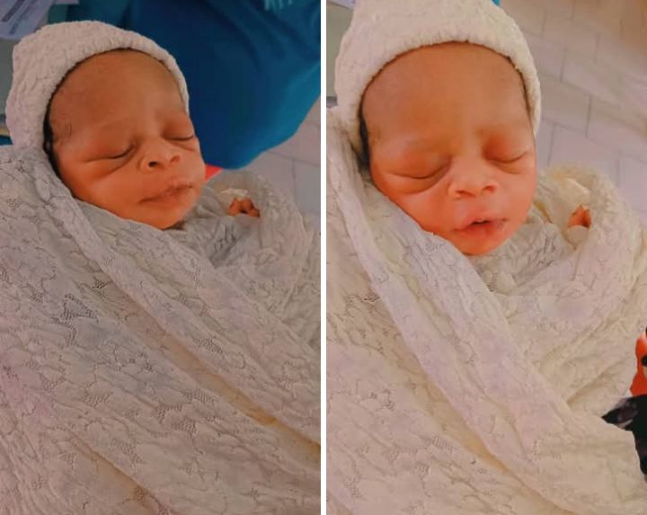 Rescued abandoned baby boy in Nasarawa community