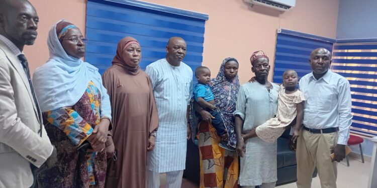 NAPTIP officials during the rescue operation involving trafficked children in Niger State