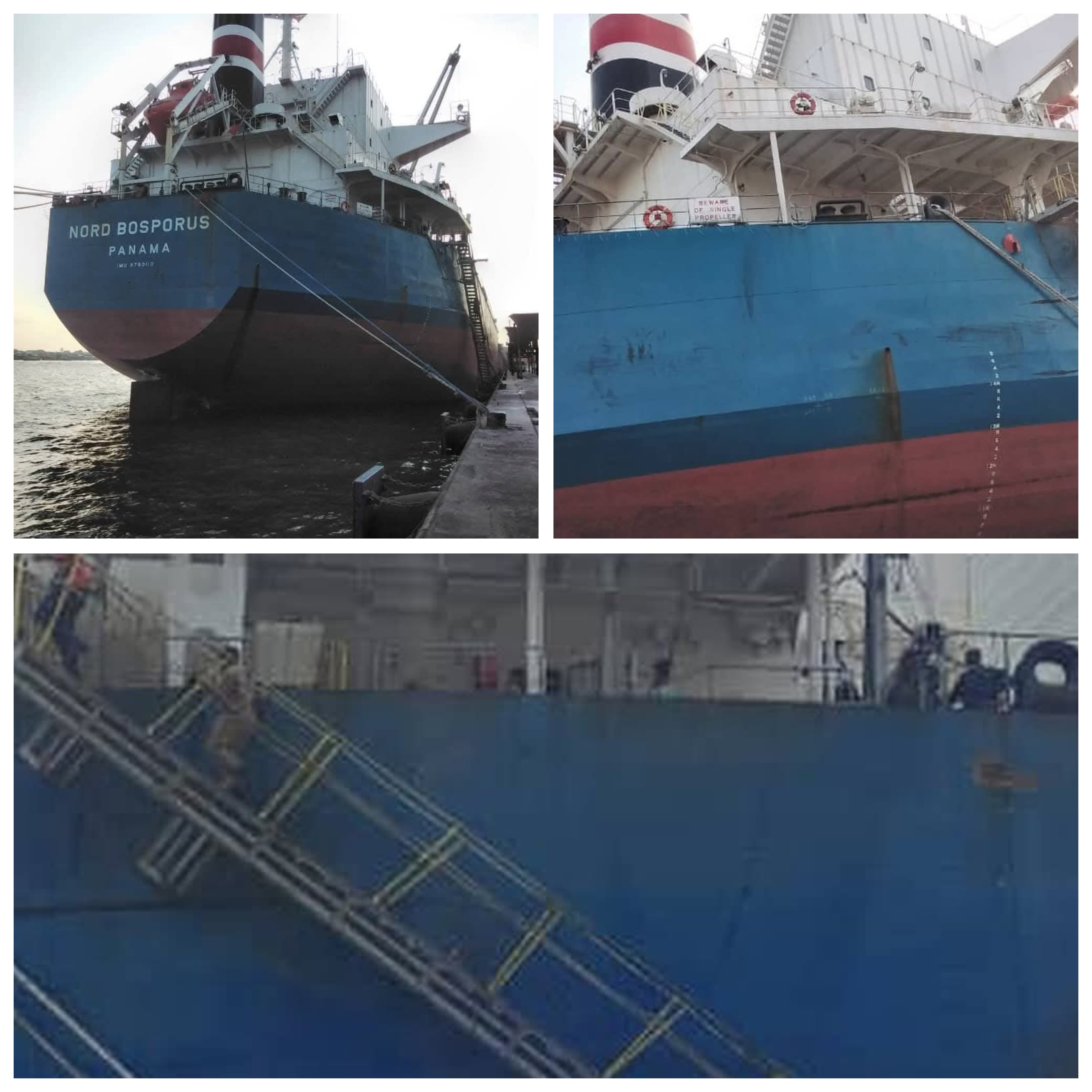 NDLEA officers at the scene of drug seizure.