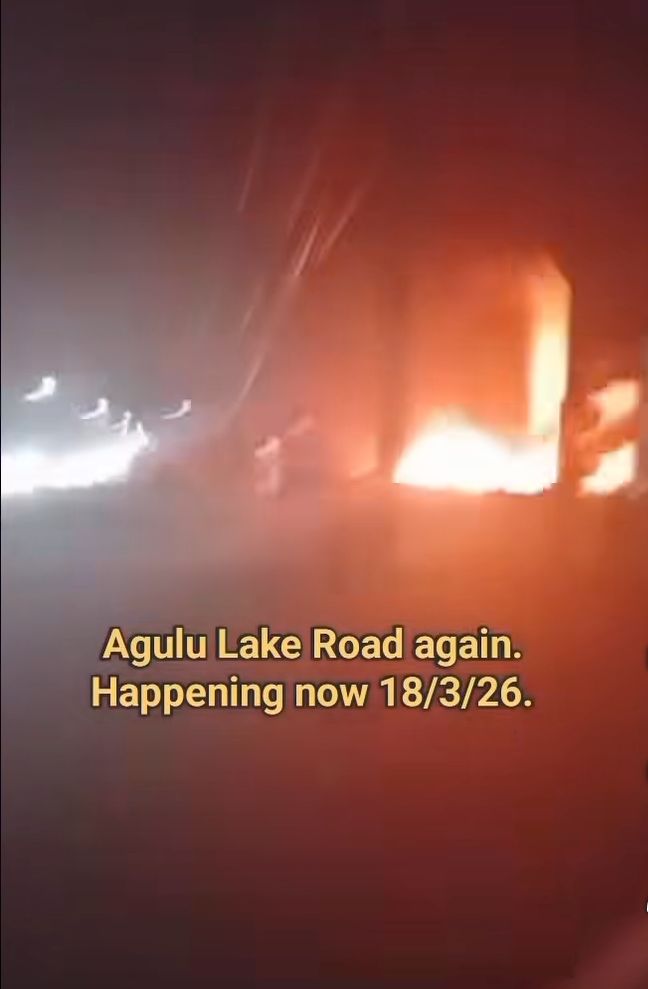 Scene of the truck crash into St. Matthias Catholic Church