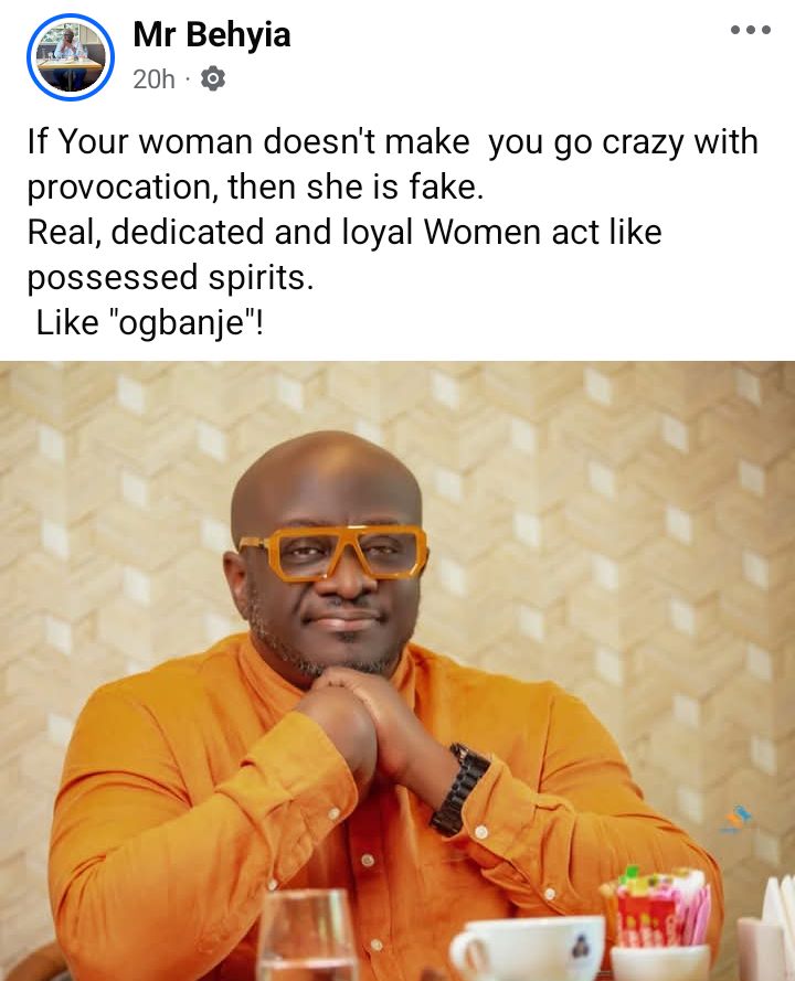 Cameroonian broadcaster Leonard Bruce sharing his views on relationships.