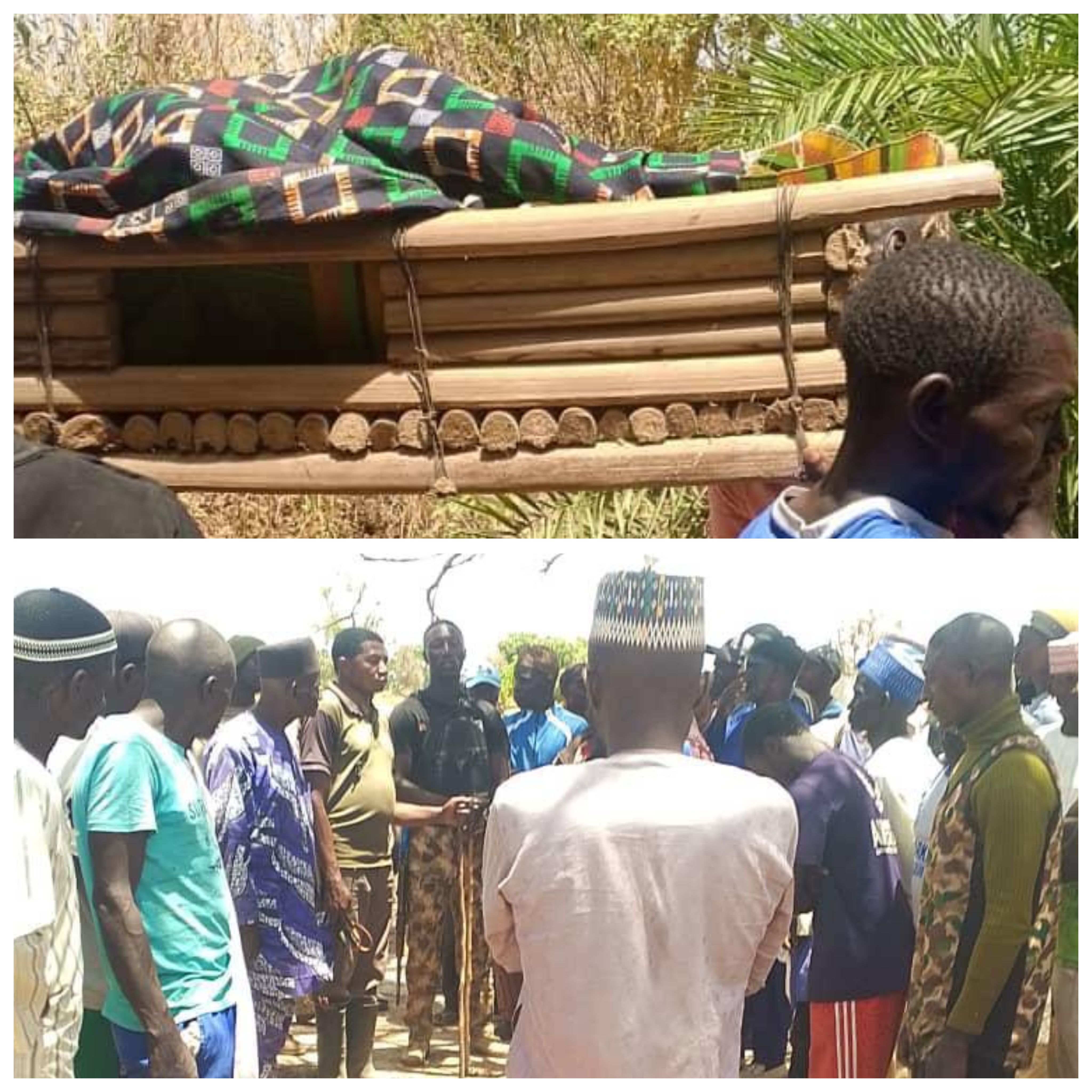 The scene where the body of Abdullahi Mohammed was recovered in Plateau State.