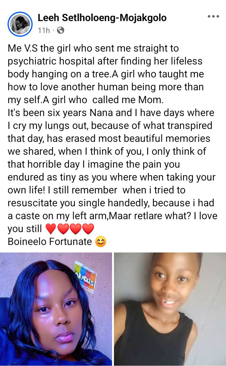 Another tribute photo related to the story of a mother's grief.