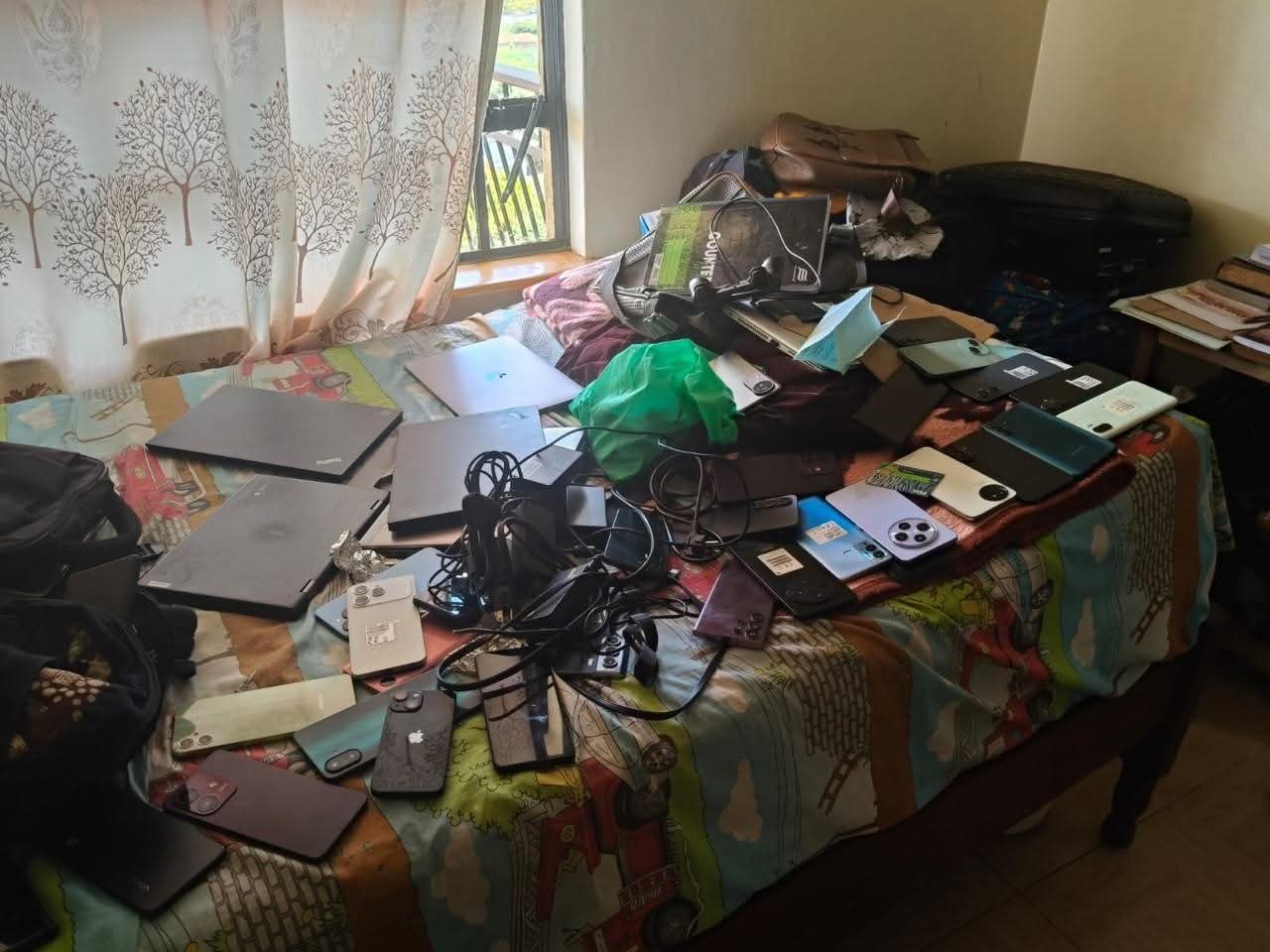 More items retrieved from the suspect's apartment