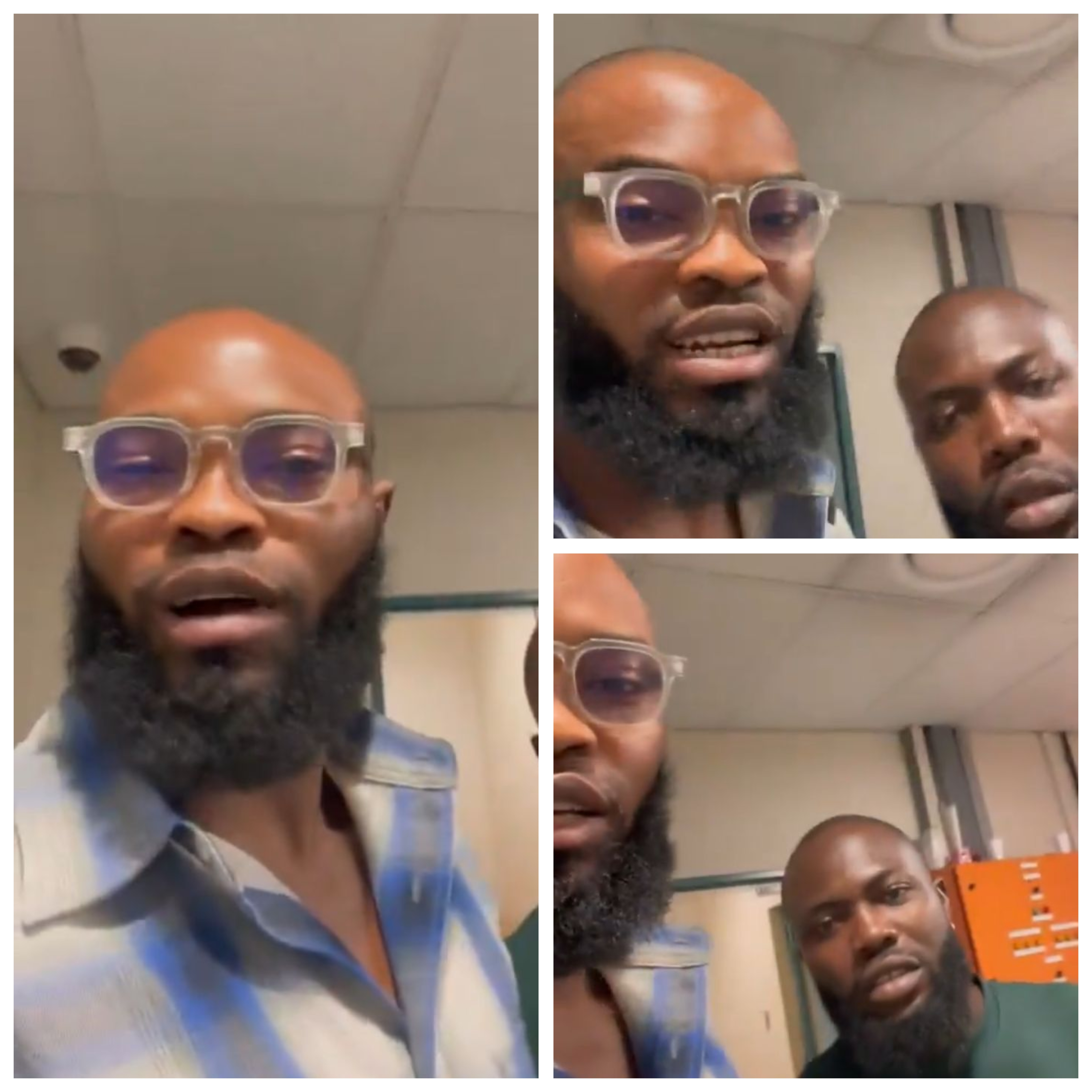 Illustration of Nigerian flag and South African flag