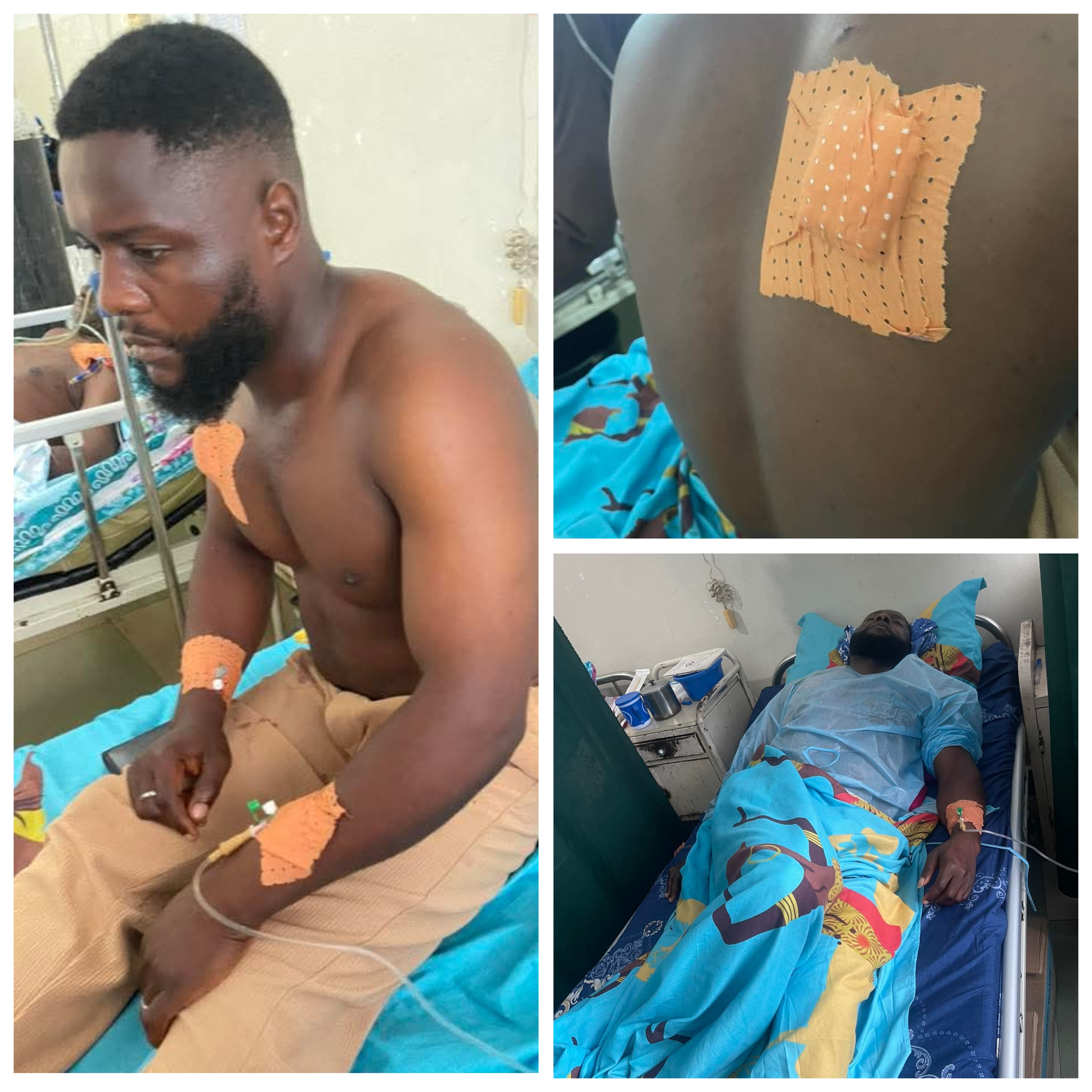 Nguni Urbain, the Cameroonian man who was shot.