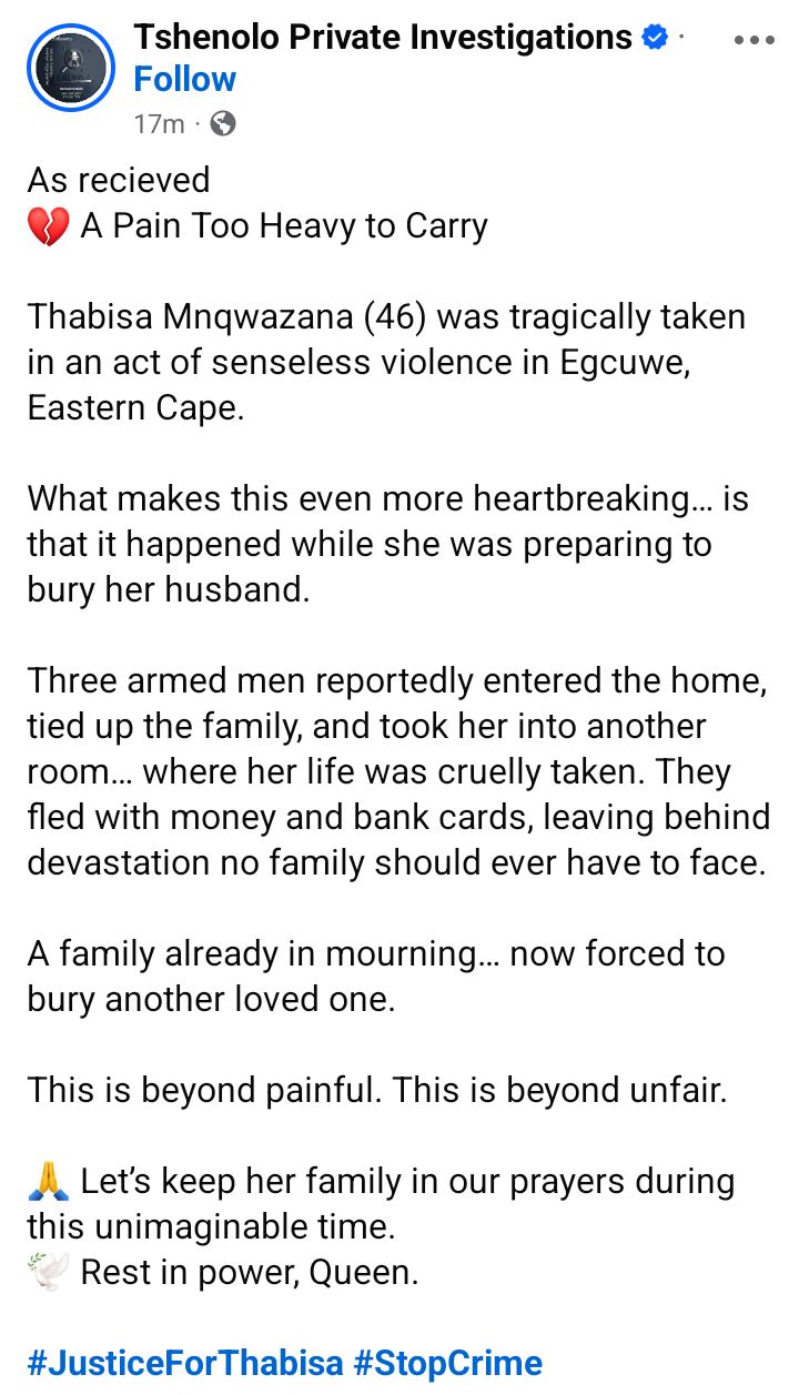 Woman preparing for her husband's funeral