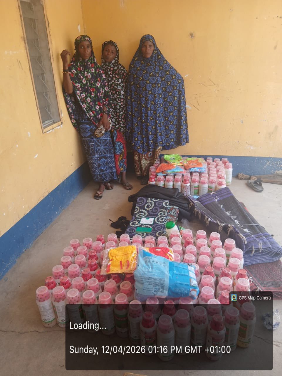 Items recovered from suspects